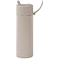 Frank Green - Ceramic Reusable Bottle - Stainless Steel Water Bottle With Straw, Insulated Water Bottle, Metal Water Bottle - Flip Straw Lid - 20oz - Moon Dust