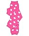 juDanzy hot pink polka dot girls leg warmers for baby, toddler & child