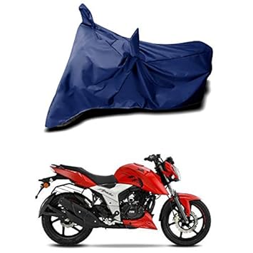 Duffel Body Cover For Tvs Apache Rtr 160 4v Water Resistance Dustproof Uv Ray Protection Nevy Blue Amazon In Car Motorbike