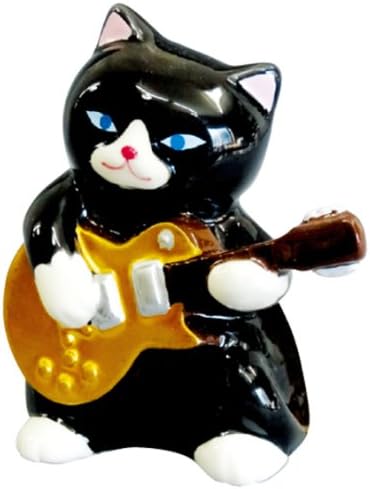 Black cat figurine band guitar AR-1415