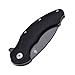 Kizer Cutlery Folding Pocket Knives Flipper Knife Liner Lock Black G10 Handles Tactical EDC Knife,Kizer Matt Degnan Roach V4477A1
