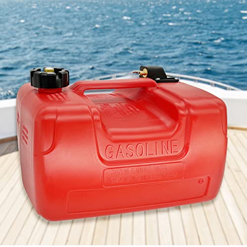 Fuel Tank 12L Red Iron Road Cutting Fuel Container With Oil Pipe - View #3