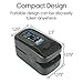 Vive Precision Pulse Oximeter Fingertip - Heart Rate & SpO2 Monitor - Blood Oxygen Saturation Levels Sensor Finger Reader - Ox EMT Plethysmograph Digital O2 Tracker - Batteries, Case, Lanyard Included