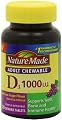 Nature Made Adult Chewable D 1,000 I.U. Tablets, Grape, 120 Count