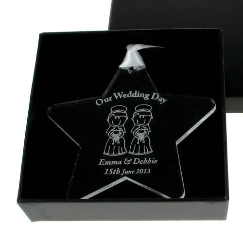 Civil Ceremony gift, personalised wedding gift, wedding acrylic