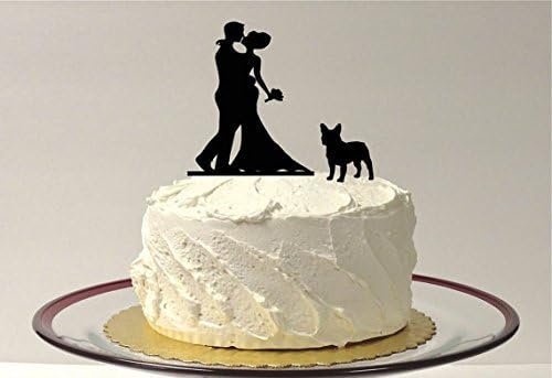 Amazon Com With Pet Dog Wedding Cake Topper Silhouette Wedding