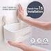 TAILI Shower Caddy Suction Cup, Heavy Duty Bathroom Organizer, Removable Shelves for Inside Shower, Shampoo, Waterproof Suction Plastic Storage for Bathroom Accessories Holder, White