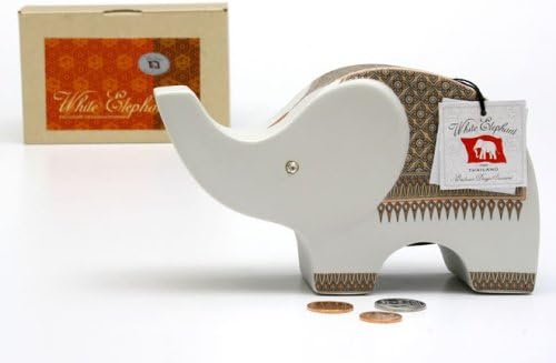 Money Coin Elephant Jumbo -Siam3 Thai Painting Piggy Bank