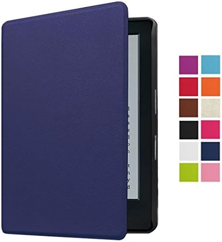 Xindayi Kindle 8th Generation Case, The Thinnest and Lightest Cover with Auto Wake/Sleep for Amazon All-New Kindle E-reader (6" Display, 8th Generation 2016 Release), (dark blue)