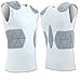 FJU6 Champro TRI-FLEX Compression Shirt CH White YOUTH MEDIUM