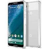 Trianium CLARIUM Series Case Designed for Google Pixel 3 (2018) Premium Clear Hybrid Cover with Shock Absorption TPU & PC Back Reinforced Rigid Corner Cushion/Scratch Resistant - Clear