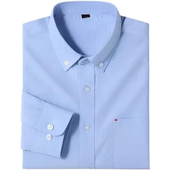 Amazon.com: Club Room Mens Wrinkle Button Down Dress Shirt, Blue, 15" Neck  32"-33" Sleeve : Clothing, Shoes & Jewelry