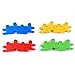Agirlgle Wood Building Blocks Stacking Game Toys for Kids Children Toddlers Preschool Boys and Girls Learning Educational Toys 3D Wooden Assembled Toys Tile Balance Block Game 4 Color,16 Pieces