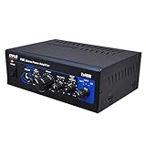 Pyle Home PTA2 Mini 2 x 40-Watt Stereo Power Amplifier