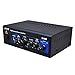 Home Audio Power Amplifier System – 2X40W Mini Dual Channel Mixer Sound Stereo Receiver Box w/ AUX, Mic Input – For Amplified Speakers, PA, CD Player, Theater via RCA, Studio Use – Pyle PTA2thumb 4