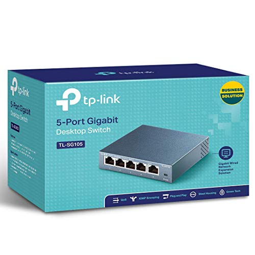 5 TP+Link+Ethernet+Optimization+Unmanaged+TL+SG105