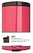 Honey-Can-Do 12L Step Trash Can, Magenta