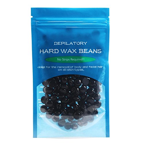 No Strip Depilatory Hot Film Hard Wax Pellet Waxing Bikini Hair Removal Bean, 50g (J) - Thumbnail 6