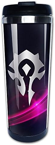 Stainless Steel World Of Warcraft Platinum Style Tumbler Coffee Mug