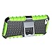 iPhone 5 Case,Armor Heavy Duty Rugged Dual Layer Hybrid Shockproof Case Protective Cover for Apple iPhone 5 5S SE with Built-in Kickstand (Green)