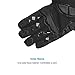 INBIKE Mountain Bike Gloves Cycling Gloves MTB Winter Gloves Silicone Gel Pad Gloves Touch Recognition Full Finger Black X-Large