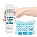 Santamedical 20-Pack TENS Unit Replacement Pads, Tens Unit Pads with Long-Lasting Snap Electrodes, Latex-Free TENS Unit Electrode Pads Set Compatible with TENS EMS Devices