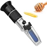 Honey Refractometer for Honey Moisture, Refractometer 58-90 % Scale Range Honey Tester, by Aqueous Lab