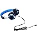 FOSTO Headphones, FT58 Stereo Foldable Headset Strong Low Bass Headphones with Microphone for iPhone, All Android Smartphones, PC, Laptop, Mp3/mp4, Tablet Earphones(Blue)
