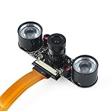 Makerfocus Raspberry Pi Zero W Camera Night Vision Webcam 2 Infrared IR LED Light for Raspberry Pi Zero and Zero W