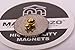 3MM 1/8 Inches Magnetic Balls/Beads Round Magnets by IO-Tech (TM) (Set of 50) Multi-Use Craft & Refrigerator Magnets - Round Gold Magnets on Fridge - - Office Organization dry Erase Magnets