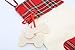 LO LORD LO Christmas Paw Stocking for Pet Dog Cat Large Chirstmas Stockings Bone for Personalize (red)­