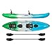 Vibe Kayaks Skipjack 120T 12' Tandem Sit On Top Kayak 2 or 3 Person Package (Sea Breeze) - Includes 2 Deluxe Seats and 2 Paddles