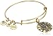 Alex and Ani Hand of Fatima II Expandable Rafaelian Gold-Tone Bangle Bracelet