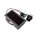 uniquegoods 6V 12V 24V Digital Display LED DC Motor Speed Controller PWM Stepless Speed Control Switch HHO Driver - Black CCM5D Green
