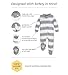 Burt's Bees Baby Unisex Baby Sleep & Play, Organic Pajamas, NB-9M One-Piece Zip Up Footed PJ Jumpsuit, Happy Holly, 0-3 Months