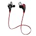 Bluetooth Headphones, TOTU Wireless V4.1 Stereo Noise Isolating Sports Sweatproof Headset with Mic for iPhone 7 Samsung Galaxy S7 and Android Phones [Upgraded Version], Red