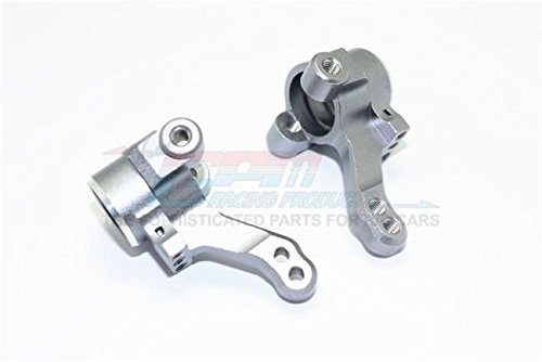 Traxxas Ford GT 4-Tec 2.0 (83056-4) Upgrade Parts Aluminum Front Knuckle Arm - 1Pr Set Gray Silver
