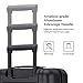 GoPenguin 20 Inch Hardside Carry On Luggage with Spinner Wheels, Travel Lightweight PC Hardshell Suitcase with TSA Lock Gray