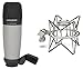 Samson C01 Studio Condenser Recording Microphone Mic + Spider Shock Mount
