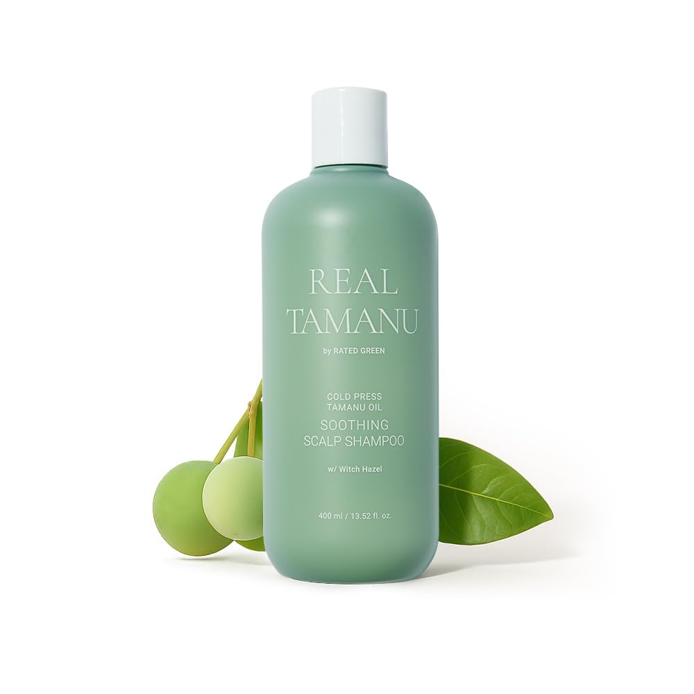 RATED GREEN Real TAMANU COLD PRESS TAMANU OIL SOOTHING SCALP SHAMPOO 400 ml