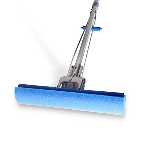 Vileda Roll-O-Matic Sponge Mop, Orignal Stainless Steel, 14 IN - Thumbnail 2