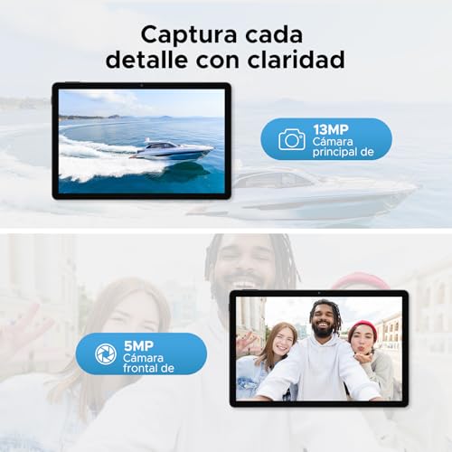 POPUX U11 Android 16 Tablet 11 Pulgadas con Teclado, 16GB+128GB/2TB Tableta con Lápiz, 8580mAh Gemini AI Tablet para Niños Octa Core, Widevine L1/13MP+5MP/5G WiFi/GMS/Face ID Tablets Grande con Ratón
