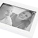 Jerry & Maggie - Photo Frame | Plaque College Frame - White Wall Decoration Combination - Bronze PVC Picture Frame Selfie Gallery Collage with Full Size Hanging Template & Wall Mounting Design