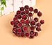 Fashionclubs Christmas Tree Artificial Fruit Holly Berry Pick On Wire Stems for Embellishing Crafting and Decorating Pack of 20 (Wine Red)