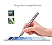 Zspeed Rechargeable Fine Point Precision Stylus, Ultra thin 1.45mm Tip Active Stylus for Apple iPad, iPhone, iPod, iPad Pro, PC & Android Devices