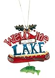 Welcome to the Lake Ornament 3.75 inch