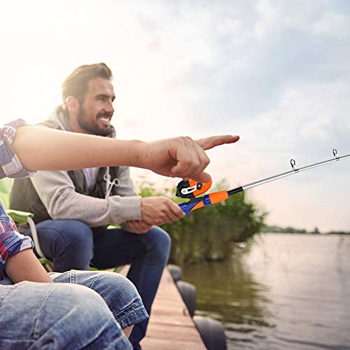 gerFogoo LingNuo Angelrute für Kinder, Angelruten-Combo-Set, Teleskop, tragbar, mit Angelschnur-Griff usw… – Bild 7