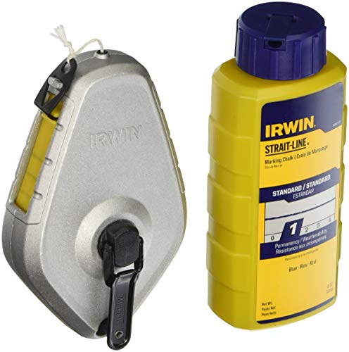 Strait-Line 1932880 IRWIN Classic Chalk Reel, Blue (Renewed)