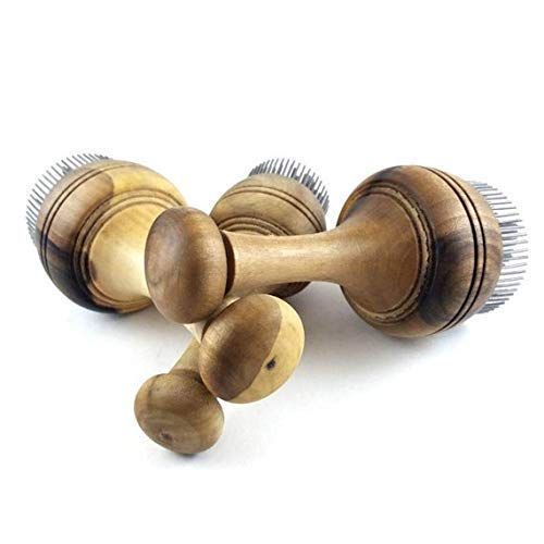 Low-priced-three-piece-set-of-traditional-handmade-Uzbekistan-bread-stamping-tools-196-inch-each-in-diameter-Free-cookbook