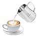 Milk Frothing Pitcher -Stainless Steel Measurements On Side Milk Pitcher With Latt Art Pen (14oz)